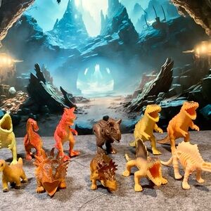 11-Lot Mini Mixed Dinosaurs